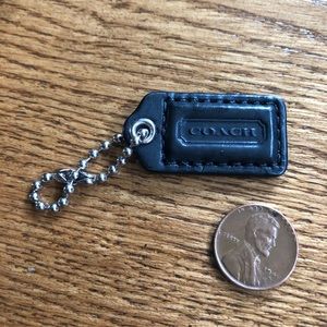 Black COACH tag